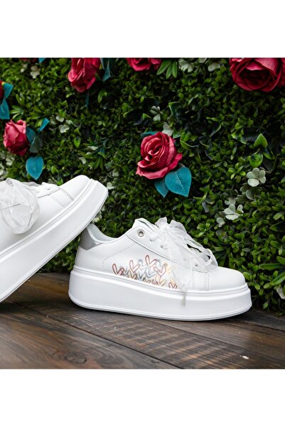 BENOTTİ Ladies' Ilius Silver Sneakers Size 37