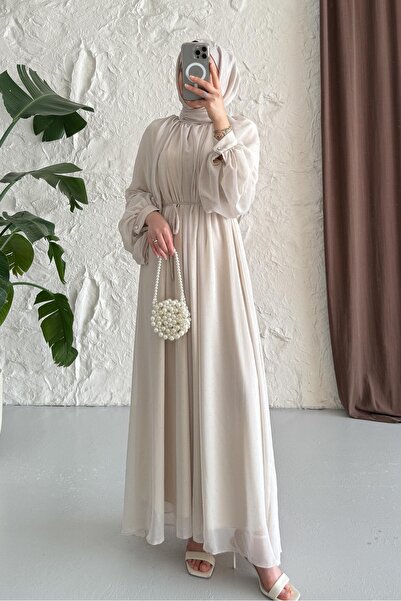 Rimel Moda Gold Price Taşlı Elbise Taş