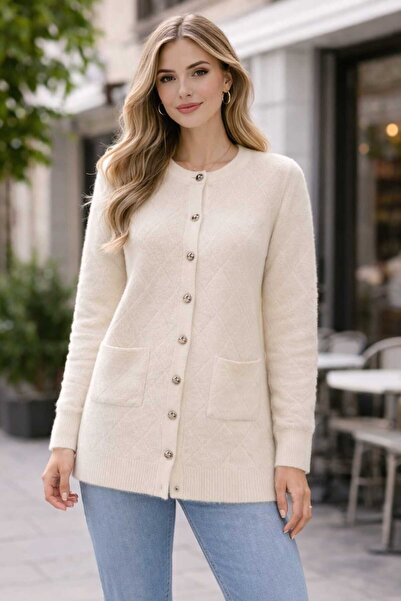 GAFE MODA Wool Knitted Cardigan
