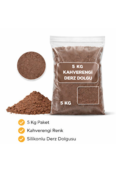 NVT YAPI İNŞAAT Kahverengi Silikonlu Fayans Arası Derz Dolgu Lavabo Küvet Fay...