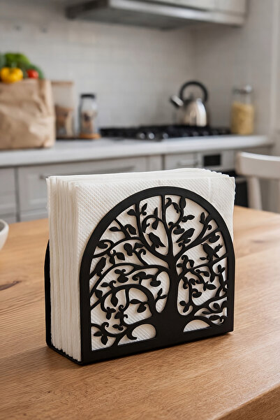 Işıl Concept Metal Table Napkin Holder, Desktop Napkin Holder, Table Napkin H...