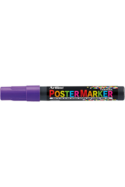 artline Poster Marker, plastic body, round tip 2mm - purple