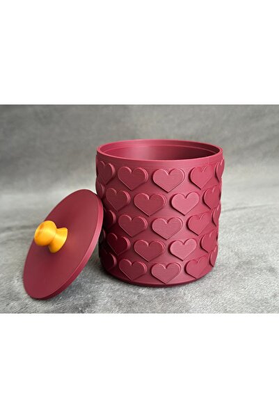 BARK Kalp Desenli Dekoratif Saklama Kabı