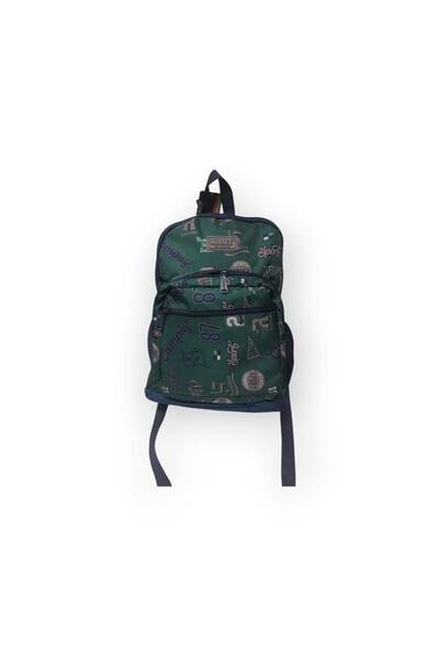 ŞAHİN KIRTASİYE حقيبة مدرسية خضراء رياضية أصلية من ماجل MU-0341