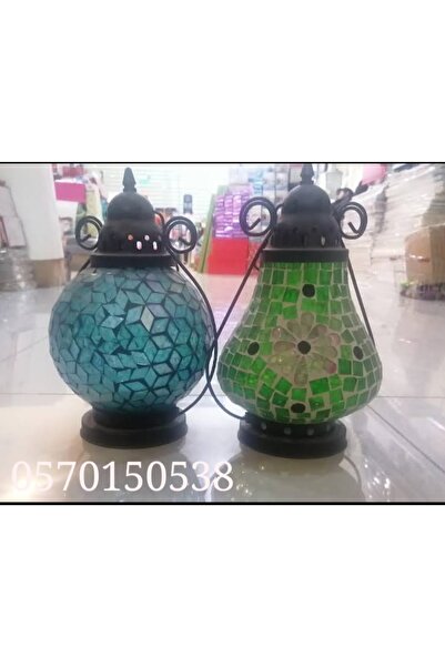 Other 1Psc Outdoor Glass Ramadan Mosaic of Candle Decore