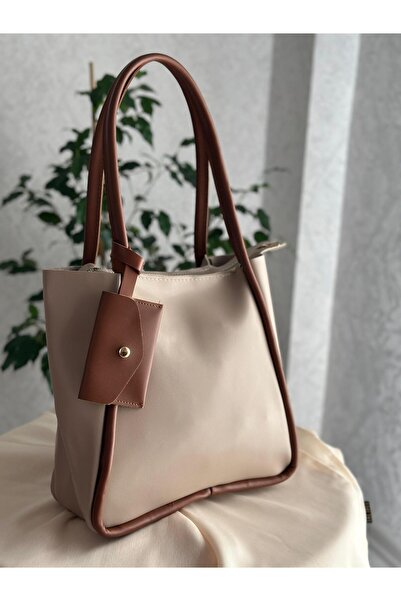 SÜYA Çanta & Kemer Women's Large Size Bag with Baby Wallet