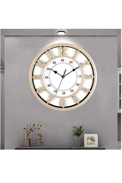 Arabest Battery Powered Round Wall Clock,Easy to Read,Suitable for Home,Offic...