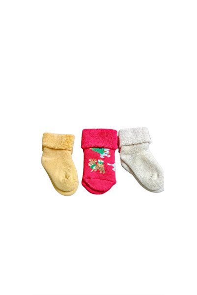 Ervo Reklam Winter Thick Soft Terry Baby Socks 3 Pairs Price