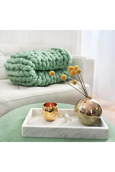 Generic White Marble Tray 25x18x5cm