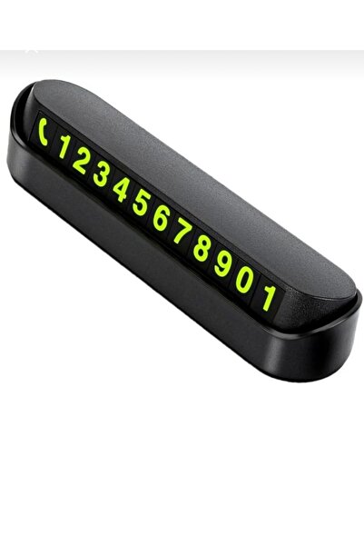 OEM Araç İçi Gizli Mıknatıslı Park Telefon Numaratörü – Geçici Park Numarası