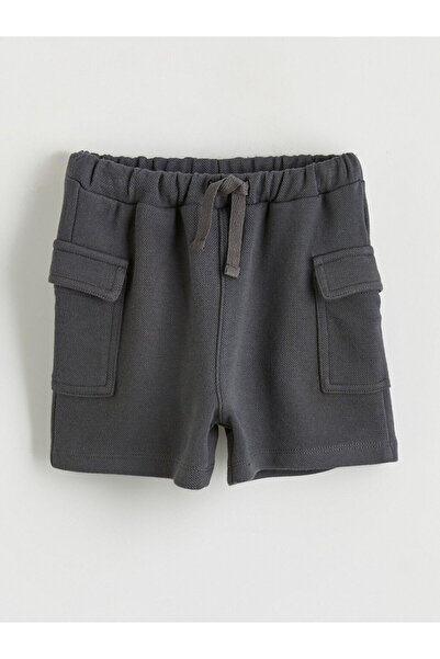 LC Waikiki Vizyon New Season Anthracite Baby Boy Shorts