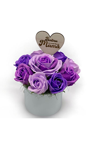 Eventissimi Aranjament floral cu topper Cea mai buna mama