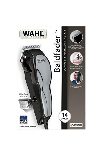 Wahl Mașină de tuns 20107.0460, cu fir, 14 accesorii, neagră