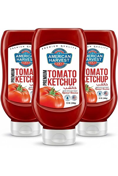 American Harvest كاتشب، ٣٤٠ غرام، عبوة من ٣ قطع