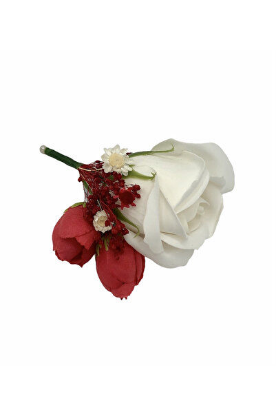 Eventissimi Cocarda, trandafir si bujori, Eventissimi, Alb / Rosu