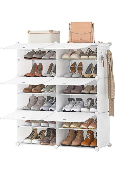 Arabest 6 Tier Shoe Rack Storage Cabinet,Holds 24 Pairs,and Easy to Assemble,...