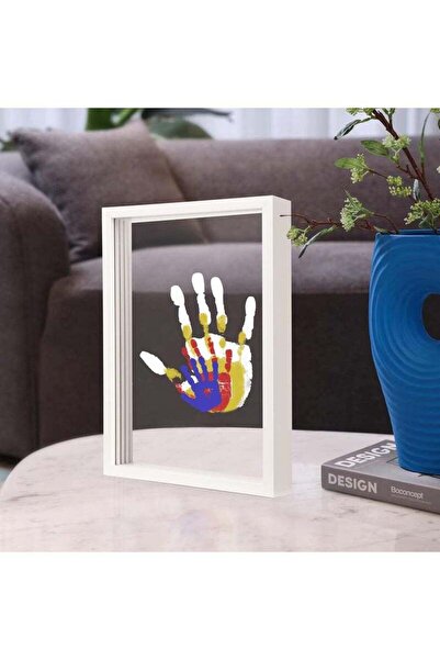 Arabest Family Handprint Kit, DIY Craft Keepsake Wooden Frame, Gift Set, Non-...