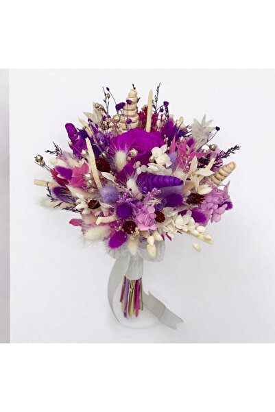 Eventissimi Buchet mov cu trandafir si hortensie criogenate