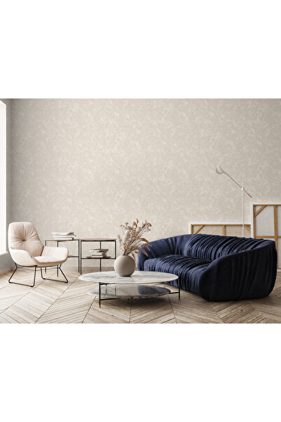 Adawall MUSE Koleksiyonu 25107-1 Krem Sıva Dokulu Duvar Kağıdı
