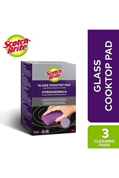 Scotch -Brite Glass Cooktop Pad, 1 piece/pack | Scratch and chemical free cleaning