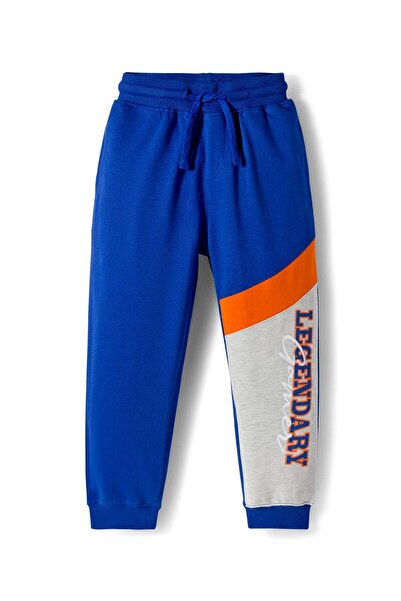 Pine kids Knit Full Length Text Printed Lounge Pants With Cut & Sew Design - ...