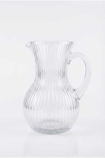 GLASS ELMAS Zim Mutfak Dünyası 1.8 Litre Isıya Dayanıklı Cam Sürahi - 20 cm Ş...