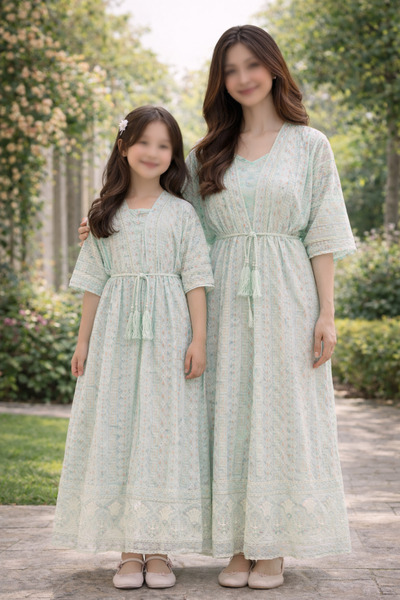 RONZA Jalabiya Bisht, two pieces for the mother and daughter