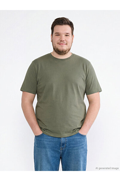 LC Waikiki Zero Roba Collar Combed Cotton Men's T-Shirt from Uzg Store for St...