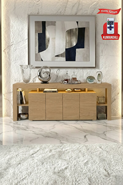 Platinreyon BURC LEDLİ TV ÜNİTESİ 200 CM