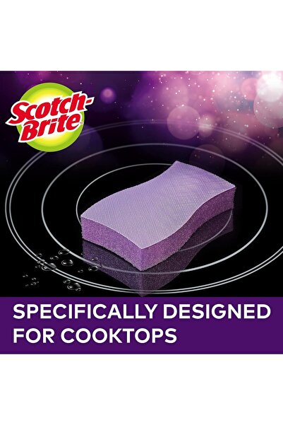 Scotch -Brite Glass Cooktop Pad, 1 piece/pack | Scratch and chemical free cleaning