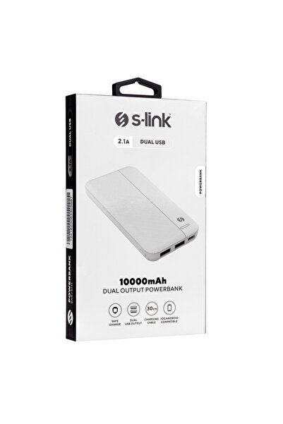 toyigoo S-Link Ip-G10N White 10,000Mah 2Xusb 1Xmicro USB 1Xtype-C Powerbank w...
