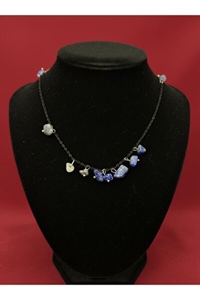 ELUNE İSTANBUL Elune Azure Whisper Blue Color Natural Stone Necklace – Istanb...