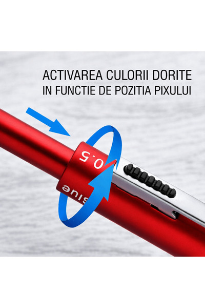 SOFIEV Pix multifunctional 4 in 1 Gravity - SOFIEV®, pix rosu, albastru, negr...