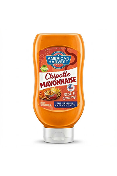 American Harvest مايونيز شيبوتلي 300 مل | نكهة مدخنة قوية | صلصة مثالية للتغم...