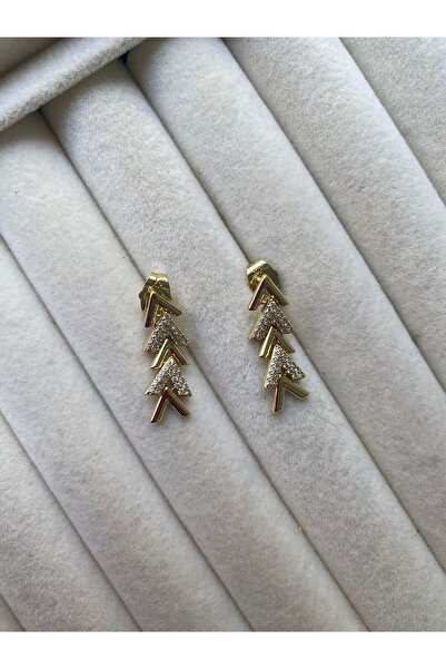 xupingl أقراط ميا تاكري جالاند على شكل حرف V مرصعة بالأحجار الكريمة