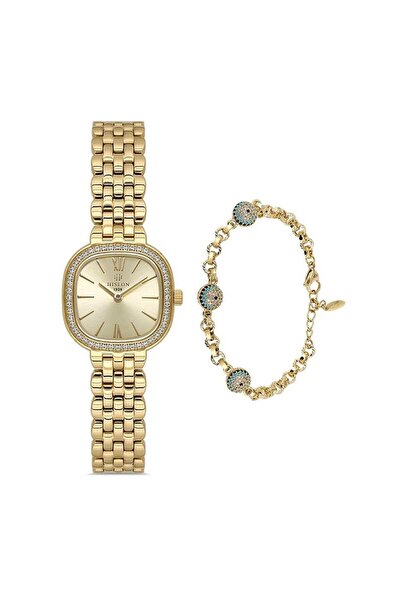 Hislon QL220G-08STS Kadın Kol Saati