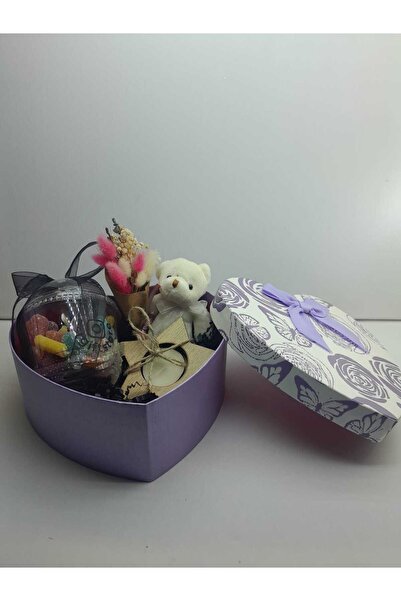 estgiftstore Sevgililer Gününe Özel Kelebek Tasarımlı Hediye Seti