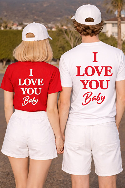 LORVEX Tricou Combinație pentru cupluri 14 februarie Ziua Îndrăgostiților (Va...