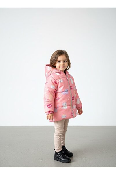 Stilera Character Patterned Plush Inflatable Coat 1-5 Years Old