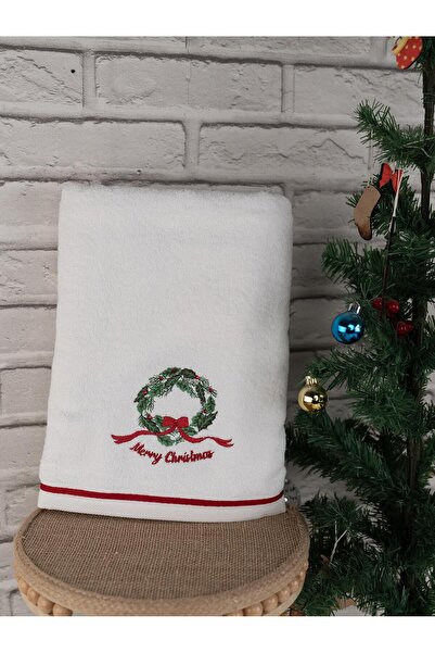 Baveno Prosop de baie decorativ brodat din bumbac 69x127 cm