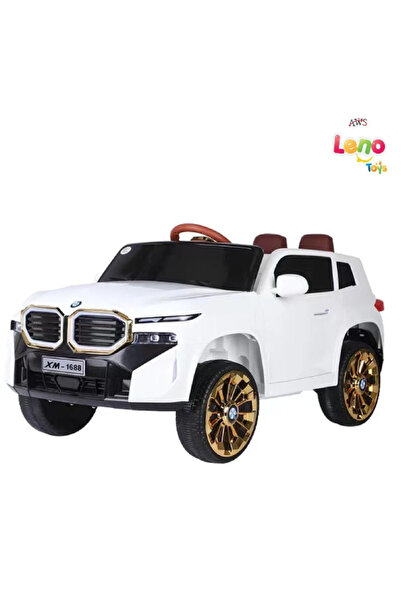 Leno سيارة بي إم دبليو الكهربائية للأطفال - بيضاء
