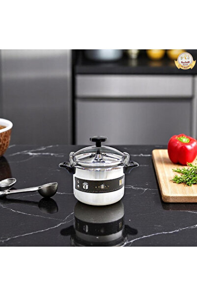 Al Nokhba 4L Aluminum Pressure Cooker with Safety Lock Lid | Fast & Easy Cook...
