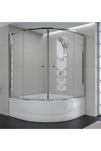 Sırduş 130×130 Sır-Lüks Oval Küvet Üstü Duşakabin