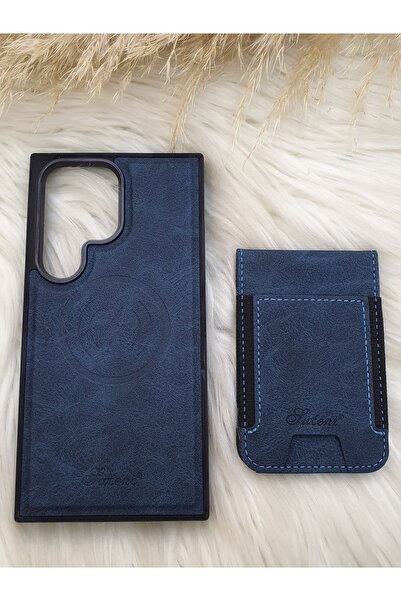 ZB Aksesuarda Moda SAMSUNG GALAXY S24 ULTRA Uyumlu Standlı Cüzdanlı Deri Mags...