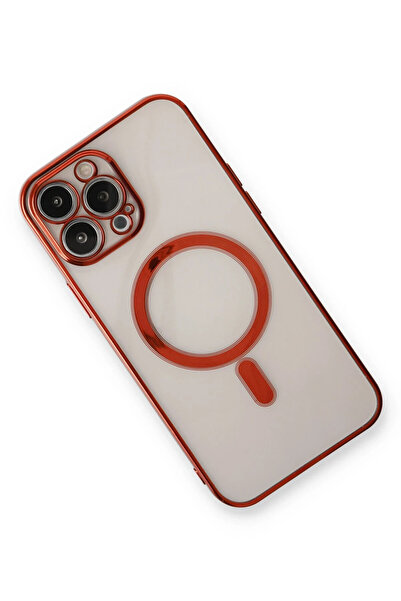 OZBAY TICARET حافظة OZB لهاتف آيفون 13 برو ماكس ماجنيتيكسيف ليزر سيليكون - أح...