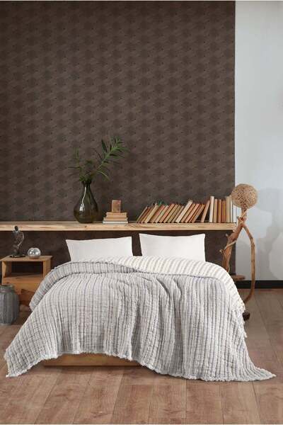 Çulha ΚΑΛΥΜΜΑ ΚΡΕΒΑΤΙΟΥ LUCA ΑΝΟΙΧΤΟ ΓΚΡΙ