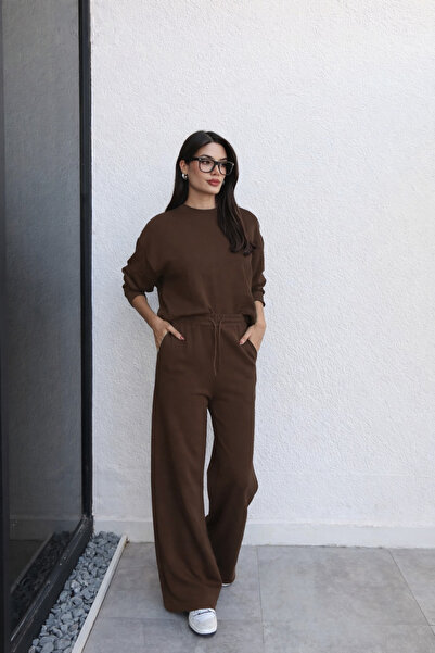 YAKAMEL Women's Modal Cotton Long Sleeve Tracksuit Set