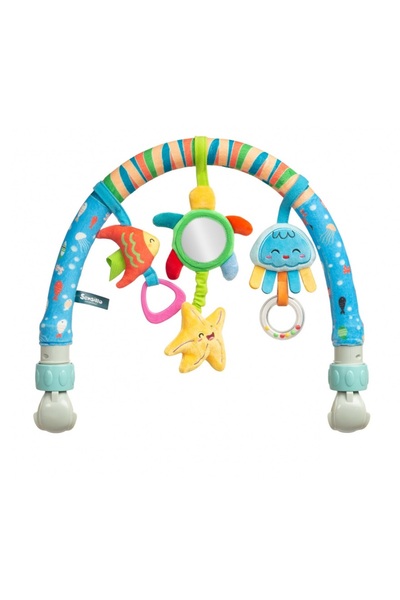 Sensillo Arcada cu jucarii pentru carucior/patut cu prindere universala,zorna...