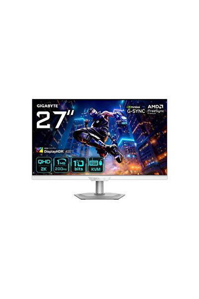 Gigabyte 27” M27Q2 QD ICE 200Hz 1ms GTG SS IPS 2560x1440(QHD) G-Sync Pivot Be...