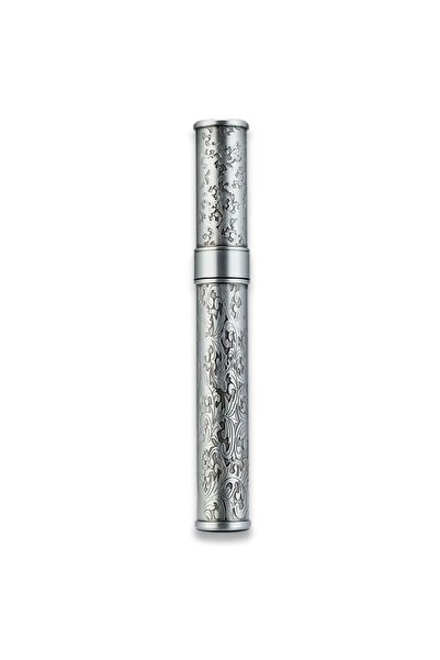 CIGARLOONG Damascus Desen Metal Puro Kılıfı Tüpü Tekli Silver 50 Ring